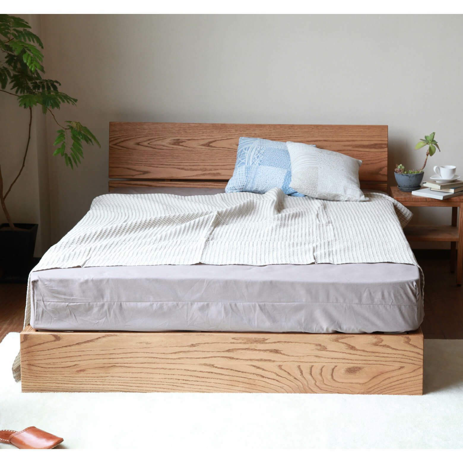 セミダブルサイズ】コルツ オークライトブラウン【マットレス別売り