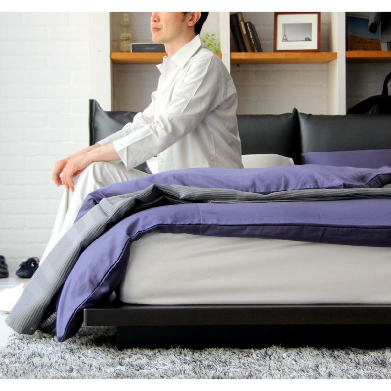 【クイーンサイズ】エコラル レザー【マットレス別売り】【組立設置付】 日本最大級のベッド専門店 ビーナスベッド