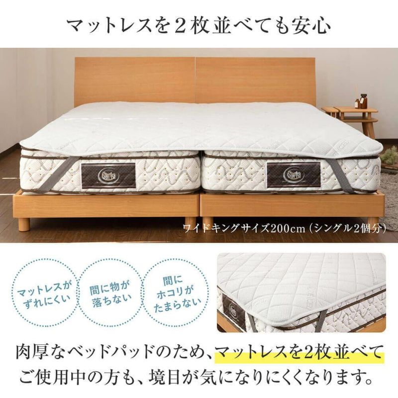 ベットパットSD 快適 極厚 低反発 敷きパットLuxesleep-