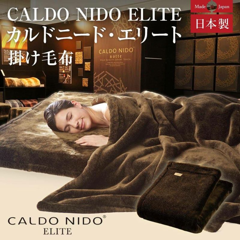 ダブル】CALD NIDO ELITE（カルドニード・エリート）掛け毛布(180